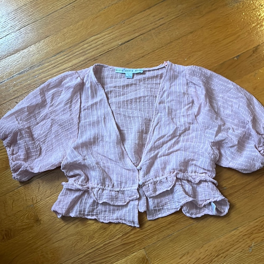 Pink crop top